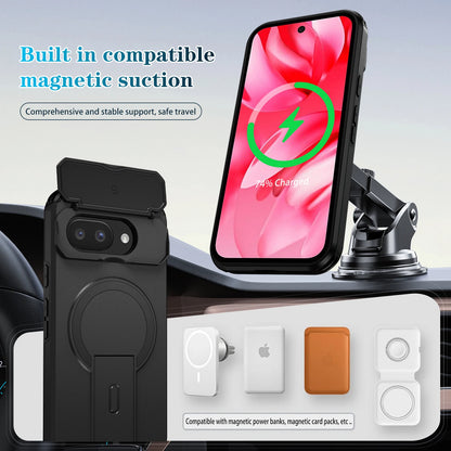 Stand Holder Protection Back Cover Case for Google Pixel 10 Pro XL 9 9a Pixel9 Pixel10 Pixel 9 Pro XL Accessories