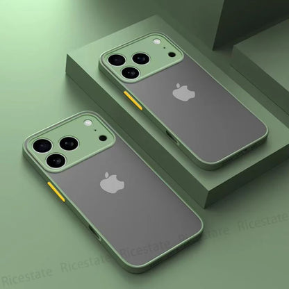 New Armor Shockproof Matte Hard Case For iphone 17 Pro Max 17 Air Cover for iphone17 Pro Max Silicone Frosted Back Cover Case