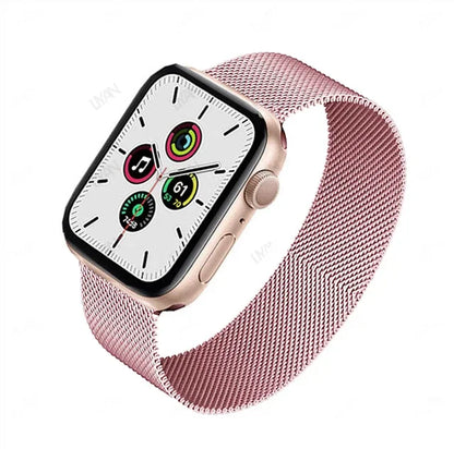 Milanese Loop for apple watch band 44mm 45mm 40mm 41mm 46-42mm pride bracelet iwatch series 9 8 7 6 SE 5 4 10 ultra 2 49mm strap
