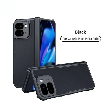 Cases For Google Pixel 9Pro Fold Phone Case Fold2 Fold Screen All-inclusive Anti-drop Pixel 9Pro Laser pattern Protective Covers