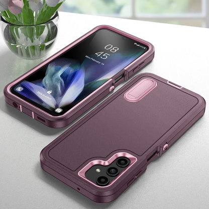 Case For Samsung Galaxy S25 S22 S23 FE S24 Ultra Plus Full Body 3 in 1 Shockproof Heavy Duty Anti-Scratch Rugged Kickstand Cover