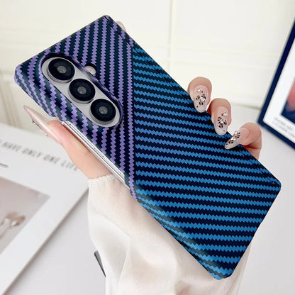 Luxury For Magsafe Magnetic Carbon Fiber Hinge Case For Samsung Galaxy Z Fold 7 6 5 Ultra Thin PC Protection Cover For ZFold7