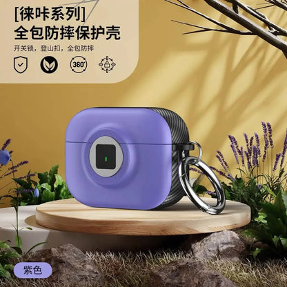 New 2024 For Airpods 4th Gen Case With Lock Earphone Case Cover For Camera Form Factor Shockproof Shell For Apple AirPods 4 Case