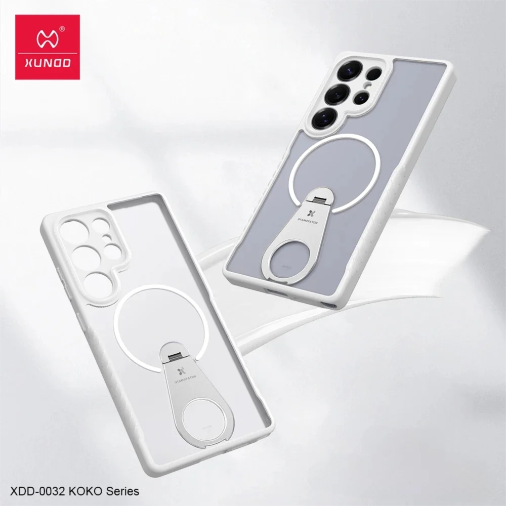 Xundd For Samsung Galaxy S25 24 23 Ultra Case with Adjustable Kickstand Magnetic Case,Anti-Slip Anti-fingerprint Matte Cover