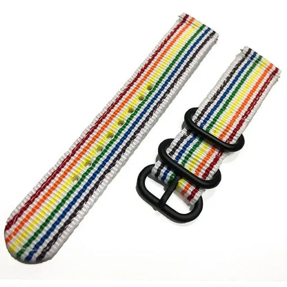 18mm 20mm 22mm 24mm Nylon strap For Samsung Galaxy watch 3 4 5 pro 6 7 46mm 42mm Active2 Amazfit Bip S3 frontier Sports band