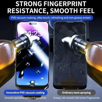 5Pcs Oleophobic Coating Dust Free Easy Installation Screen Protector For iPhone 15 14 11 13 12 16 Pro Max XS XR 15 16 Plus Glass