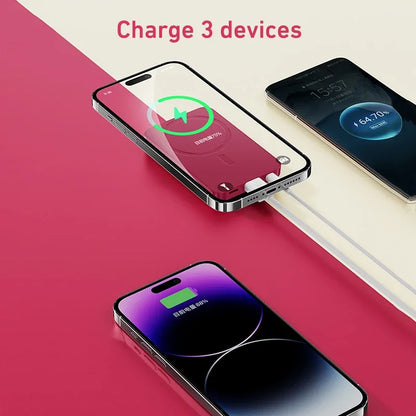 Magnetic Wireless 20000mAh Power Bank Portable External Battery for IPhone16 15 14 13 Samsung S24 Xiaomi Fast Charge Powerbank