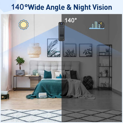 HD 1080P Mini Camera with WiFi Portable Small Digital Video Recorder Police BodyCam Infrared Night Vision Miniature Camcorder