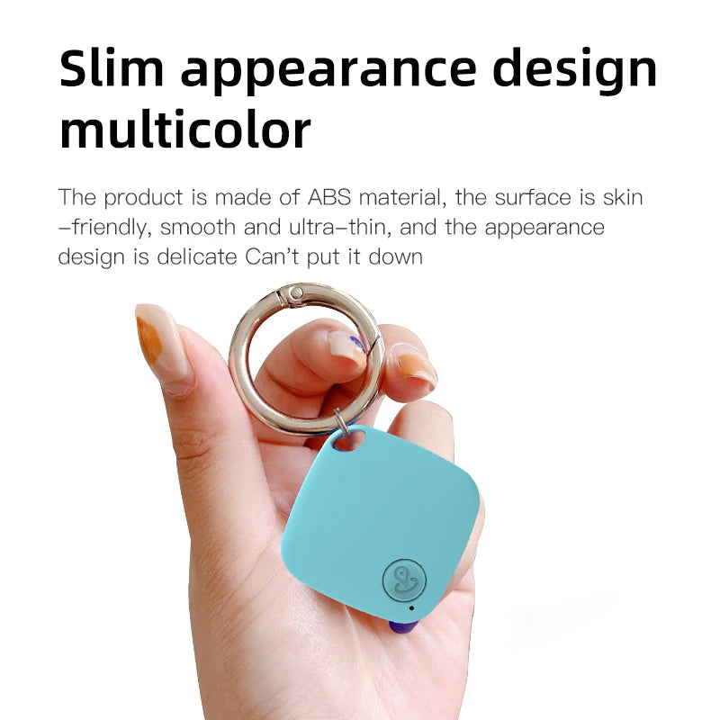 Mini Bluetooth 5.0 Tracker AntiLost Device Round Pet Kids Bag Wallet Tracking Smart Finder Locator - covers4phones