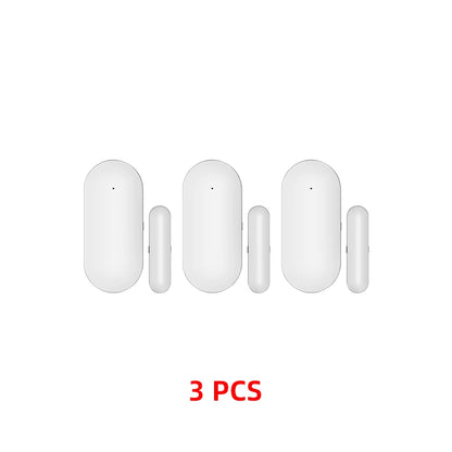 Hot Sale Wireless Magnetic Door & Window Sensor EV1527 Coding Mode RF 433MHz for Home Security Alarm System Burglar Alarm Kits