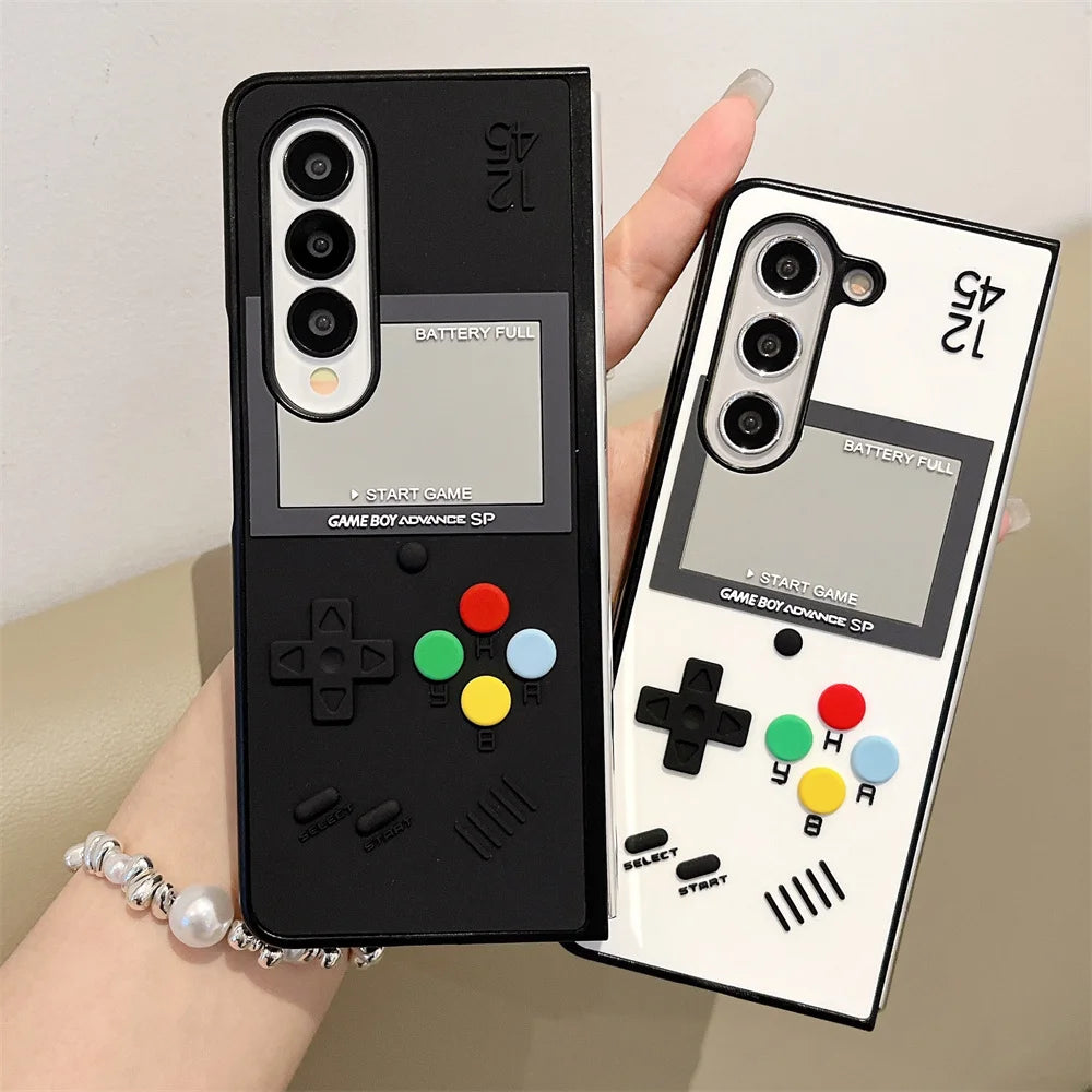 Cute Creative Game Case for Samsung Z Flip 6 5 4 Luxury Coque for Samsung Galaxy Fold Z Flip 6 3 4 5 flip5 flip4 flip6 Cover