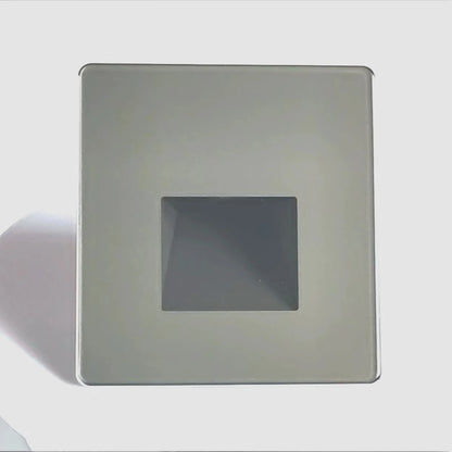 Embedded Stair LED Light Smart Glass Nightlights PIR Motion Sensor Bedroom Indoor Wall Sconce Balcony Step Corridor Radar Sensor