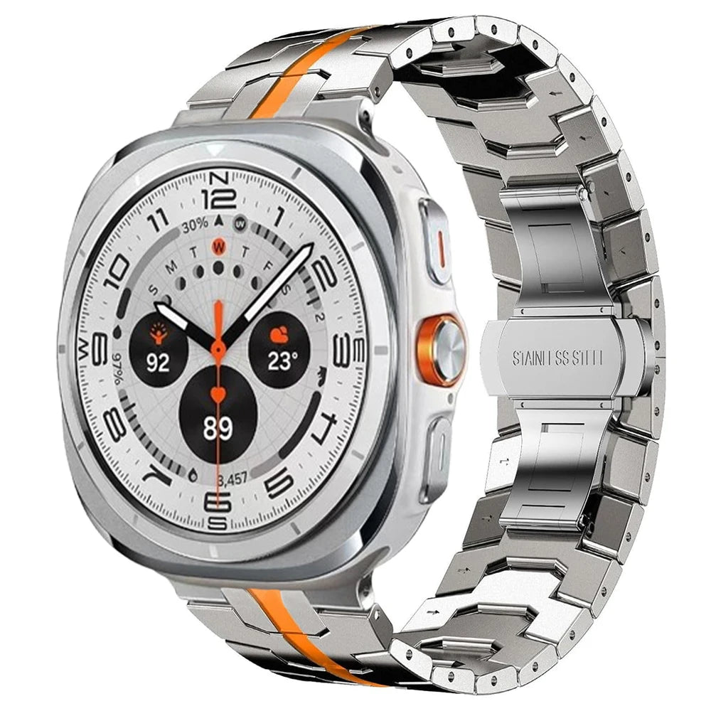 Titanium Band for Samsung Galaxy Watch Ultra 2025 Men Bracelet Luxury Metal Strap for samsung 7 ultra GALAXY ULTRA 47MM Correa
