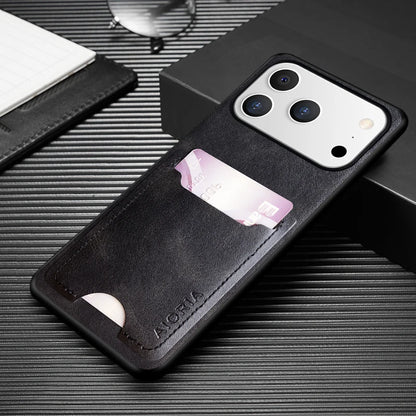 Case For IPhone 17 Pro Max coque Card Holder Wallet Back PU Leather phone cover funda for IPhone Air case capa