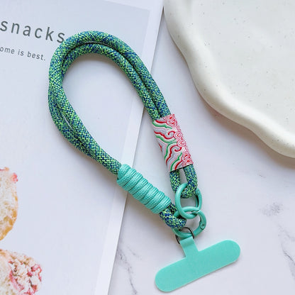 New Handwoven Universal Lanyard Mobile Phone Universal Lanyard Wrist Strap Short Rope Hand Strap Hand Rope Decorative Pendant