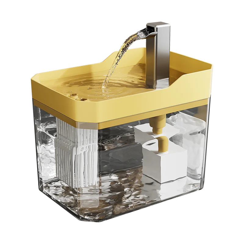 USB Cat Water Dispenser with Pump Water Filter Silent Anti-Dry Burning Automatic Recirculating Pet Live Water Flow Drinker