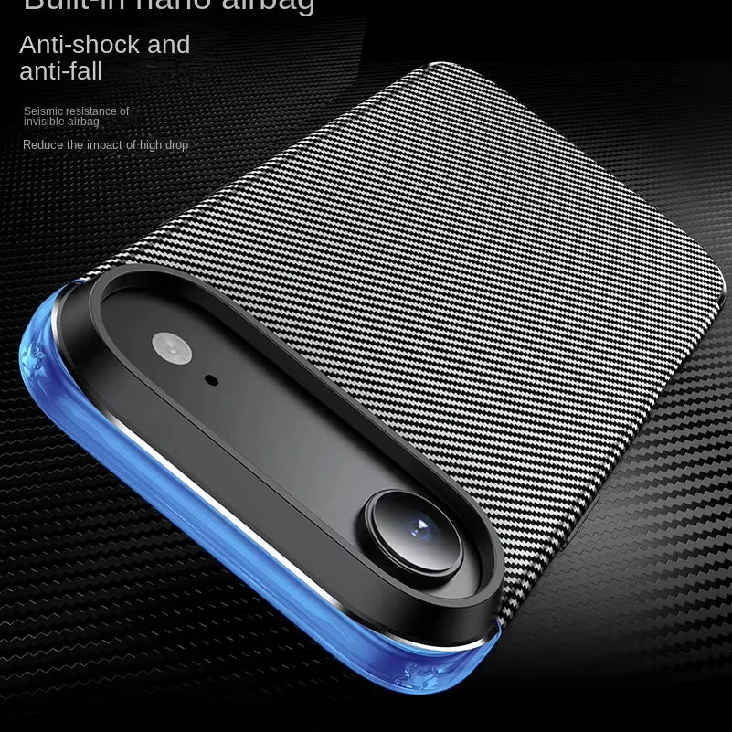 Carbon Fiber Pattern For iphone 17Promax 17 Air 17pro Phone Case Fashionable Anti-Fall Sensation Protective Cover for High