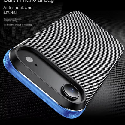 Carbon Fiber Pattern For iphone 17Promax 17 Air 17pro Phone Case Fashionable Anti-Fall Sensation Protective Cover for High
