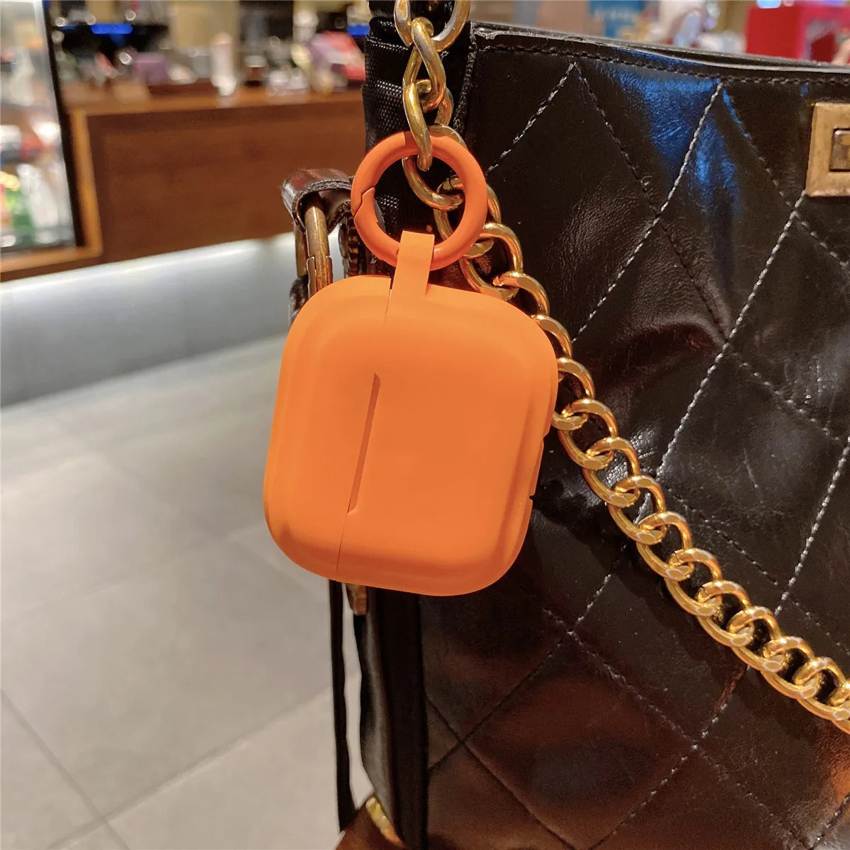 For Airpods Pro 3 Case 2025,Cute Candy Orange Silicone Protective Earphone Cover For Airpods Pro 2/Airpods 4 Cover Funda