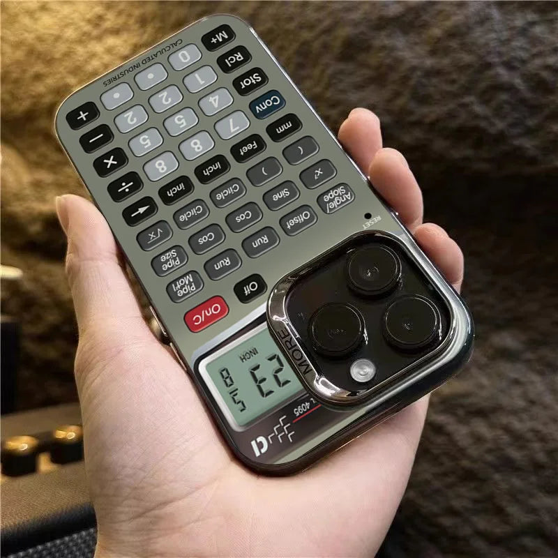 Funny Stylish Calculator Pattern Case For Samsung Galaxy A56 A55 A53 A52 A36 A35 A34 A25 S25 S24 S23 Ultra S22 Plus S21 FE Cover