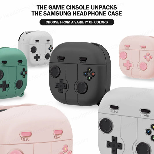 Silicone Case For Samsung Galaxy Buds FE/Buds2 pro/Buds Live/Buds pro/Buds 2 3D GamePad Case Charging case For Buds fe