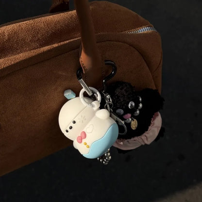 3D Cartoon Winter Snowman Earphone Case For AirPods1 2 3 AirPods 4 AirPods Pro Pro3 Pro2 Cute silicone shockproof Case Christmas