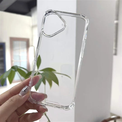 New Four-corner anti-drop Clear Case for iPhone 17 17 Air 17 Pro Max Shockproof transparent hard Cover for 17Pro with Feature