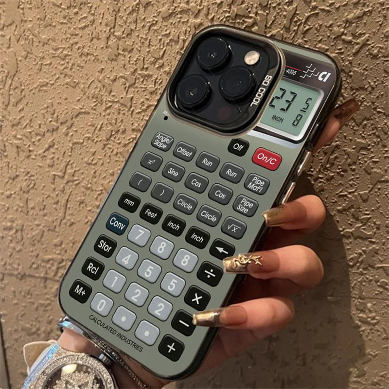 Funny Stylish Calculator Pattern Case For Samsung Galaxy A56 A55 A53 A52 A36 A35 A34 A25 S25 S24 S23 Ultra S22 Plus S21 FE Cover