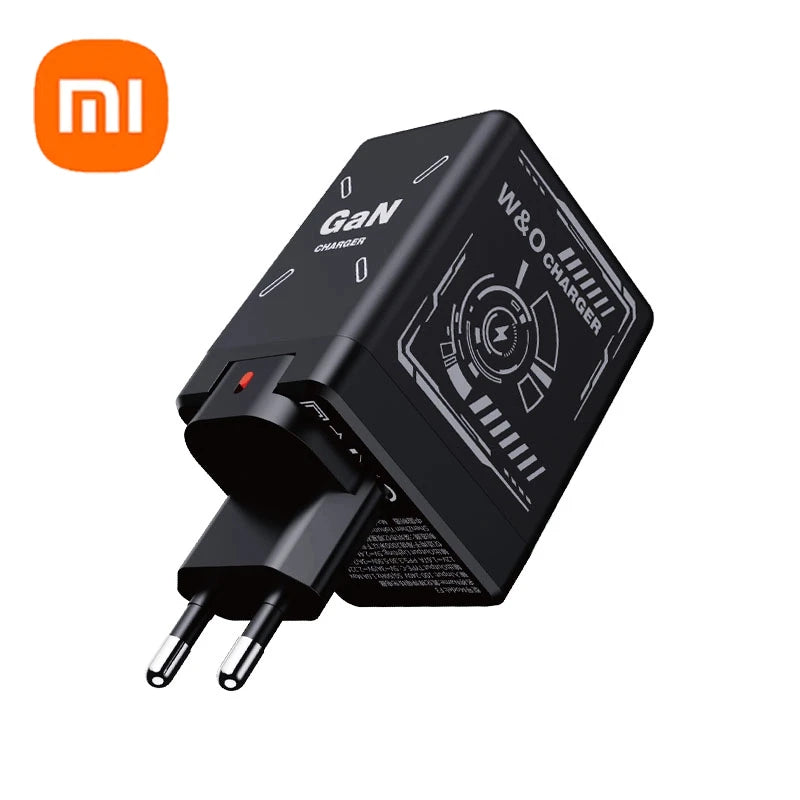 Xiaomi GaN120W Ultra Fast Charger With Retractable Type-C Lightning Cable Fast Charging Adapter For iPhone16 iPad Samsung Huawei