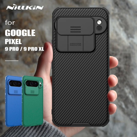 for Google Pixel 9 Pro / 9 Pro XL Case Nillkin CamShield Slide Camera Cases Ultra-Thin Privacy Lens Protection 360 Cover