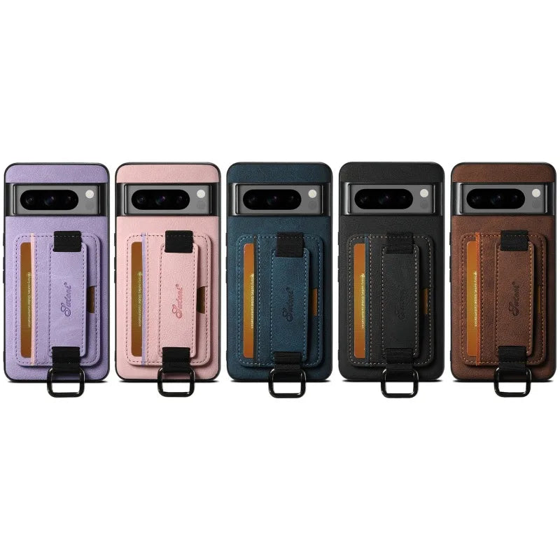 Protective Card Holder Phone Case for Google Pixel 6A 6 7 8 9 9Pro 10ProXL  Slim Design