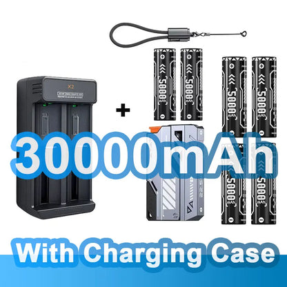 VYVYLABS 30000mAh Detachable CCC Power Bank Fast Charger 22.5W Wireless Portable Charger 21700 PowerBank For iP 17 Spare Battery