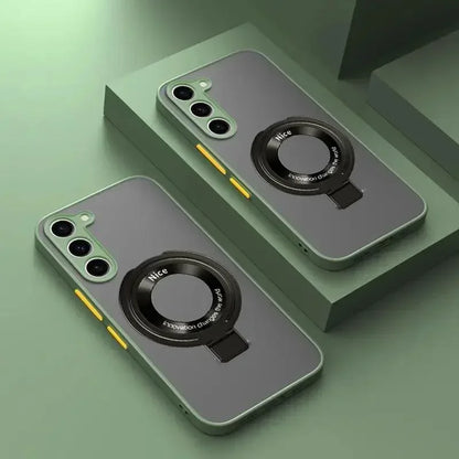 Luxury Matte Case For Samsung Galaxy S25 Edge S24 FE S23 S22 S21 Ultra Plus A56 A26 A36 A16 A15 Magnetic Magsafe Cover