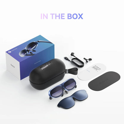 Rokid Max AR 3D Smart Glasses Micro OLED 215”Max Screen 50° FoV Viewing For Phones/Switch/PS5/Xbox/PC Smart On Sales - covers4phones