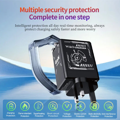 20W GaN Fast Charging USB C Charger Super Charge Adapter Multi-protocol Compatibility Charger For Huawei iPhone Samsung New