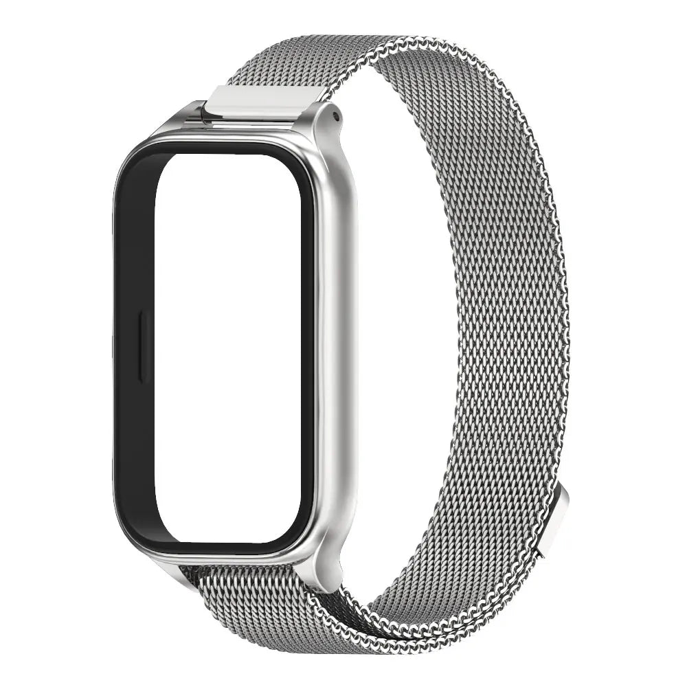 For Xiaomi Smart Band 9 Active Strap Smart Bracelet Mi Band 9 Active Strap Metal Stainless Steel Replacement Wrist Watchband