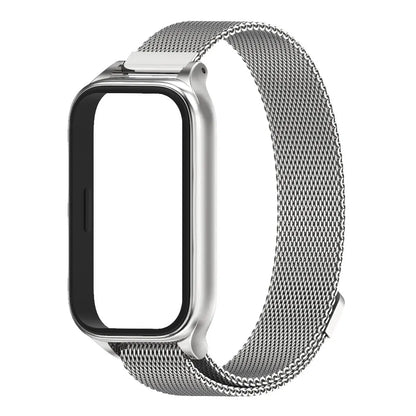 For Xiaomi Smart Band 9 Active Strap Smart Bracelet Mi Band 9 Active Strap Metal Stainless Steel Replacement Wrist Watchband