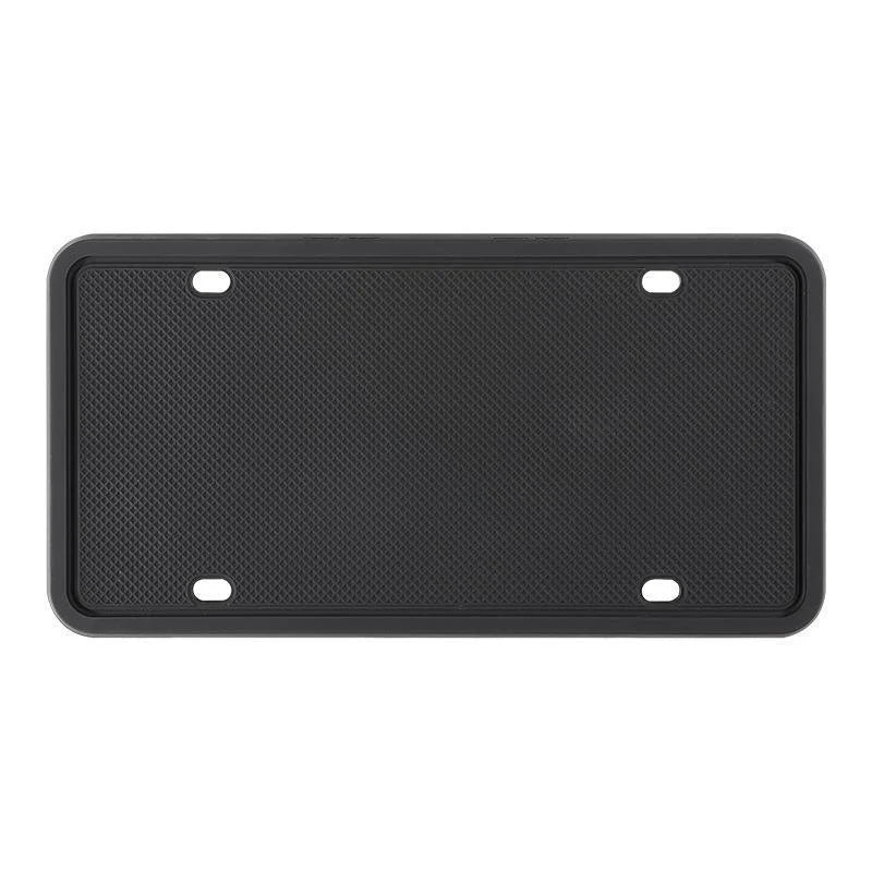 Silicone license plate frame, American and Canadian license plate frame, waterproof, rust proof, without damaging the paint