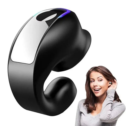 Ear Clip Headphones Bluetooth 5.3 Earbuds TWS Wireless Earphones with Microphone Sports HiFi Stereo Headset for Huawei Mate 60