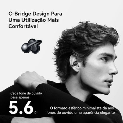 HUAWEI FreeClip Wireless Earbuds - Open Ear Bluetooth Earphones with Long Lasting Battery  AI Crystal Clear Sound - Lightweight