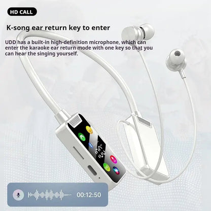 HD Screen HiFi Sound Neckband Long battery Life Wireless Bluetooth5.4 Headphones Earphones Sports Gamer Headsets Noise Reduction