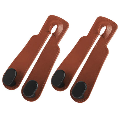 Car Seat Back Hook Suede Double-Headed Rear Storage Storage Small Hook Car Interior Decoration Supplies