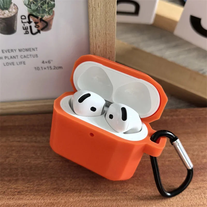 New simplicity Silicone Earphone Cases For Airpods 4-3 Headphones Case Protective Case For Apple Airpods Pro2 Covers Accessories