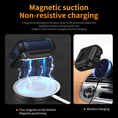 2025 New for Galaxy Buds 3 Pro Fudas Samsung Magnetic Lock Case With Phone-Stand Design Compatible with Magsafe Buds3 Buzz 3 pro