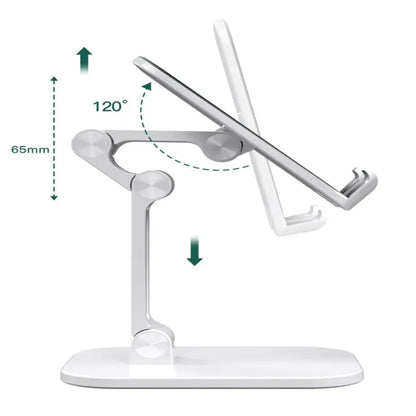 Desk Mobile Phone Holder Stand For IPhone IPad Xiaomi Adjustable Foldable Desktop Tablet Holder Universal Table Cell Phone Stand