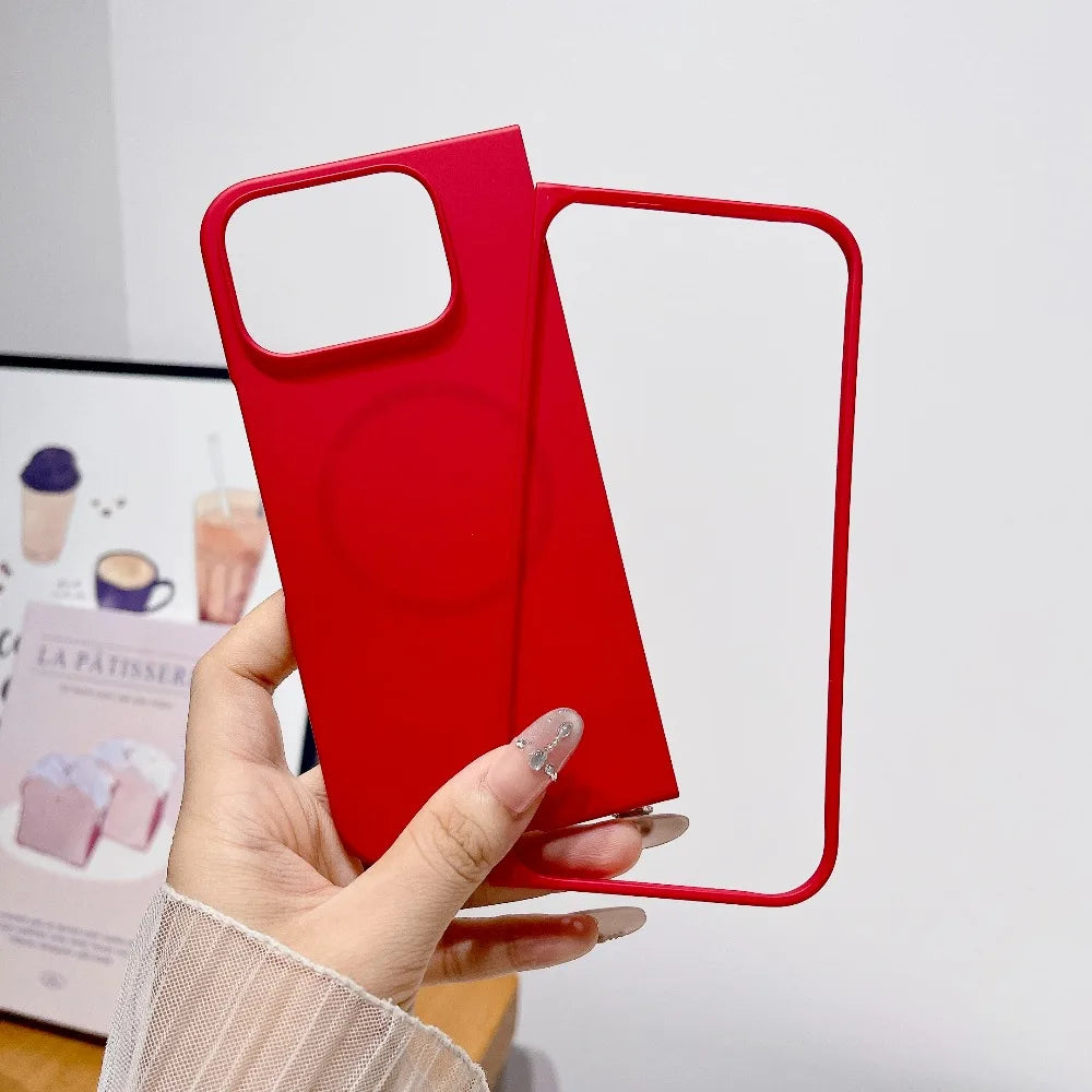 for Magsafe Magnetic Charge Hard PC Phone Case for Google Pixel 10 9 Pro Fold Skin Shell Ultra-Thin Anti-fall Protect Back Cover