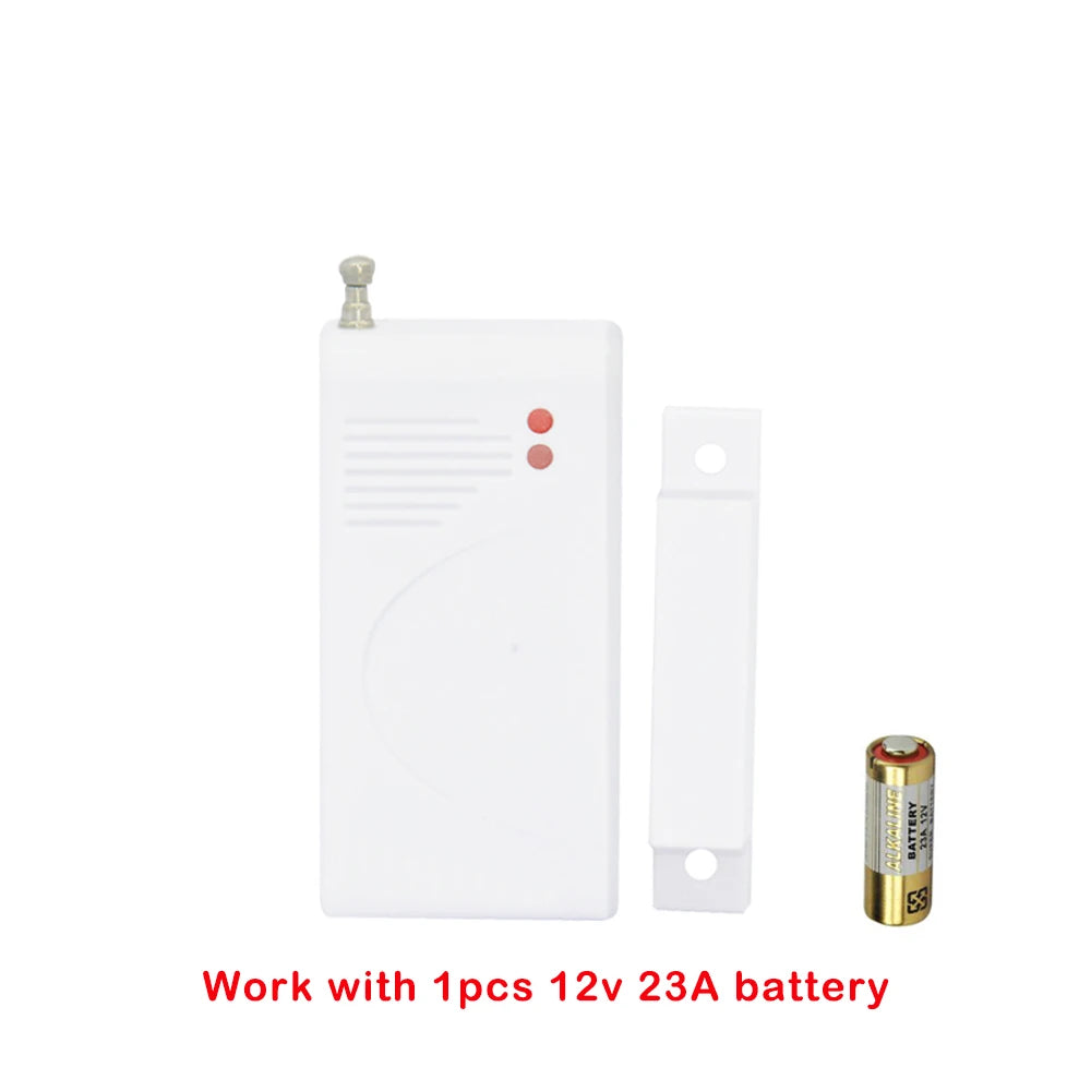 Wofea Wireless Window Door Sensor Magnetic Contact Detector Use For Home Alarm System 433MHZ  1527