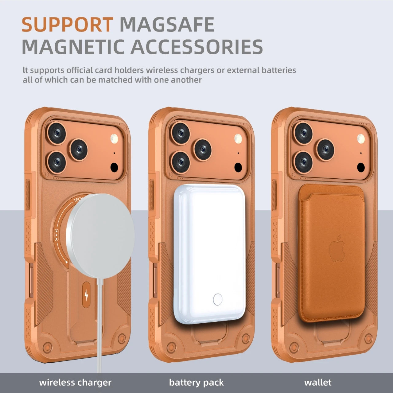 Military Protective Hard Armor Strong Case for Iphone 17 Air 16 15 Pro Max Iphone17 14 13 12 Pro Iphone16 Iphone15