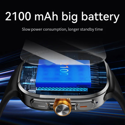 M99 Smartwatch 5G With 2.4inch Amoled Screen 900W Rotating Camera WIFI GPS Position Compass NFC Bluetooth Smart Watch Men Women