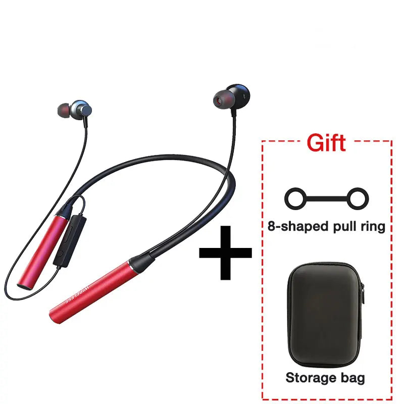 EARDECO 1000mAh Bluetooth Headphone with Mic Wireless Headphones Bass Music Headset Stereo Sport Earbuds Phone Neckband Earphone